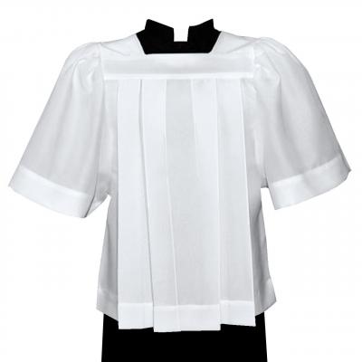 181-altar-server-surplice-square neck pleated